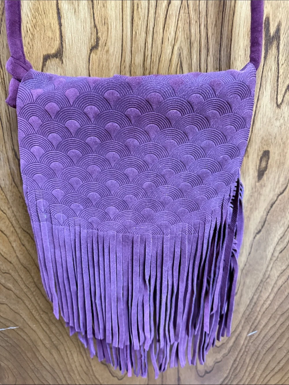Street Level fringed bag. NWT